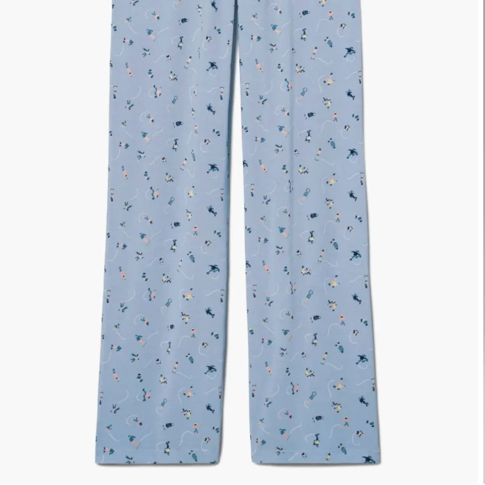 Second Skin Pajama Pants in Cashmere Blue Ice Skater | Tommy John/Nordstrom - Picture 2 of 5